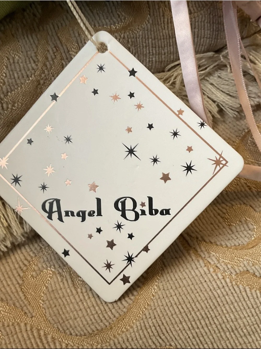 Angel Biba Lavender Ruched Mini Dress - Picture 6 of 6